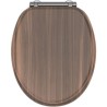Abattant WC - GELCO - Walnut Noyer - MDF FSC - Frein de chute - Charni