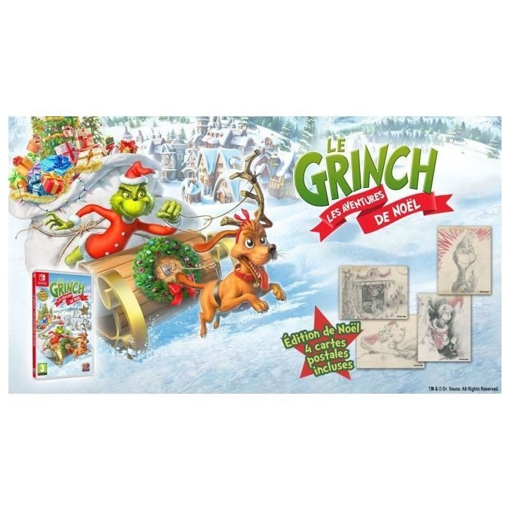 The Grinch Les Aventures De Noël - Jeu Nintendo Switch The Grinch Les Aventures De Noël - Jeu Nintendo Switch