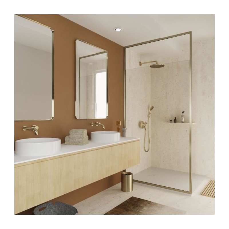 Paroi fixe - GELCO - ONLY Gold - 90 x 210 / 265 Paroi fixe - GELCO - ONLY Gold - 90 x 210 / 265