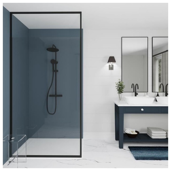 Paroi fixe - GELCO - ONLY Noir - 90 x 210 / 266 Paroi fixe - GELCO - ONLY Noir - 90 x 210 / 266