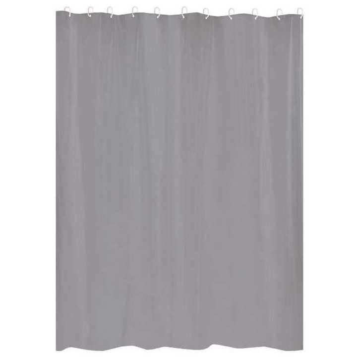 GELCO Rideau de douche First 180 x 200 cm gris GELCO Rideau de douche First 180 x 200 cm gris