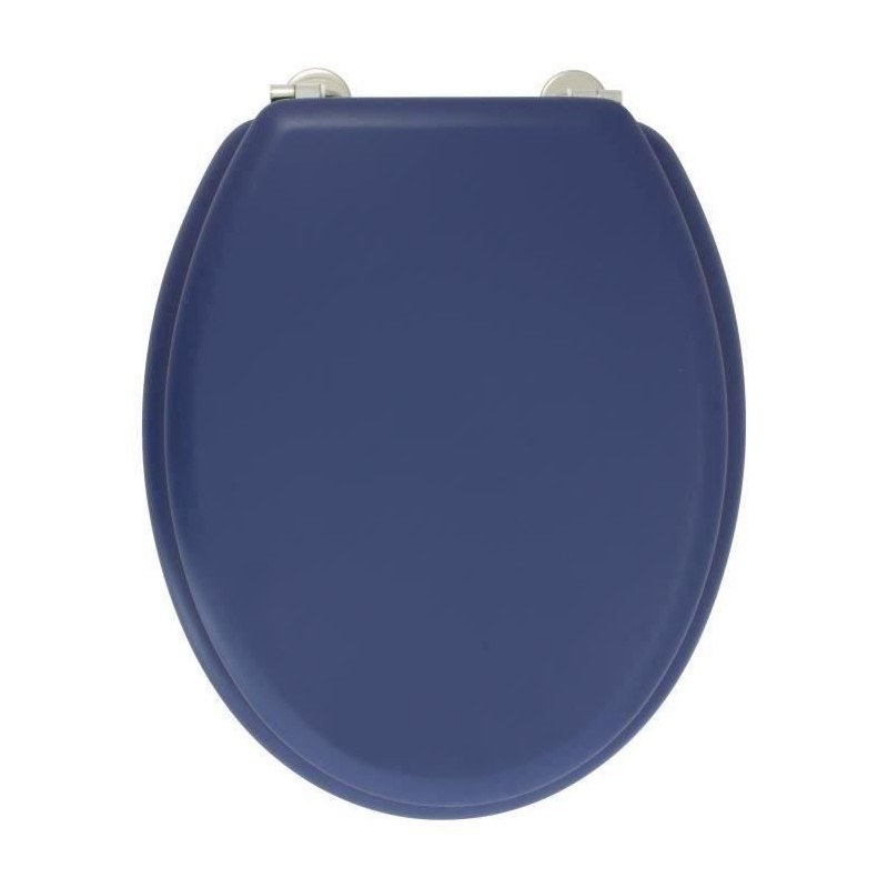 GELCO DESIGN Abattant WC Dolce - Charnieres inox - Bois moulé - Bleu GELCO DESIGN Abattant WC Dolce - Charnieres inox - Bois moulé - Bleu