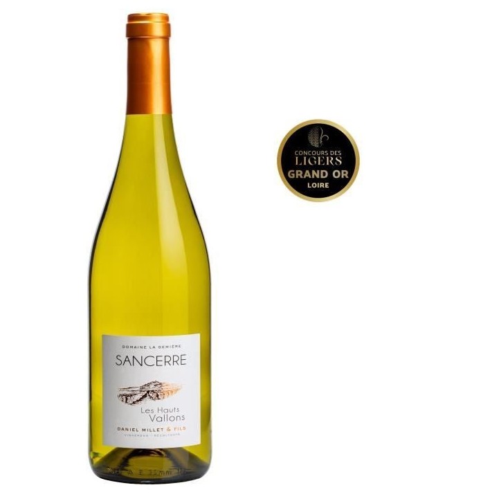 Domaine La Gemiere Les Hauts Vallons 2023 Sancerre - Vin blanc de Loire