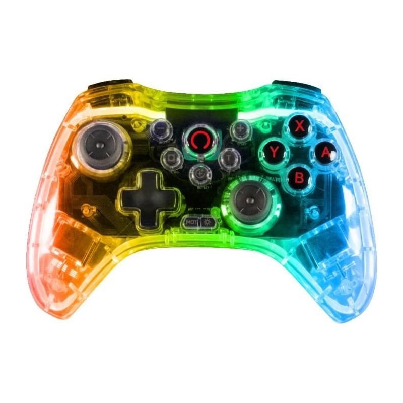 Konix - Manette sans fil Crystal Nintendo Switch, Switch OLED, PC et P Konix - Manette sans fil Crystal Nintendo Switch, Switch OLED, PC et P