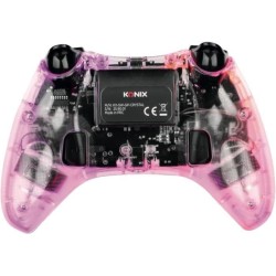 Konix - Manette sans fil Crystal Nintendo Switch, Switch OLED, PC et P