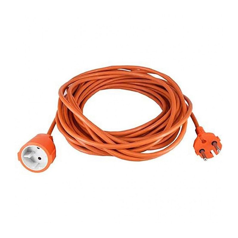 Rallonge électrique - GENERIQUE - H05VVF 2x1,5 - 25 m - Orange - Util Rallonge électrique - GENERIQUE - H05VVF 2x1,5 - 25 m - Orange - Util