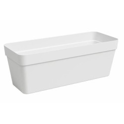 ARTEVASI Jardiniere CAPRI - Rectangulaire - Plastique - Blanc L49,9 x