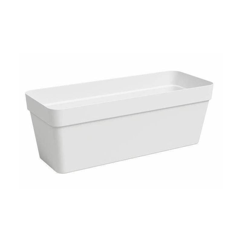 ARTEVASI Jardiniere CAPRI - Rectangulaire - Plastique - Blanc L49,9 x ARTEVASI Jardiniere CAPRI - Rectangulaire - Plastique - Blanc L49,9 x