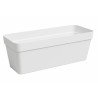ARTEVASI Jardiniere CAPRI - Rectangulaire - Plastique - Blanc L49,9 x