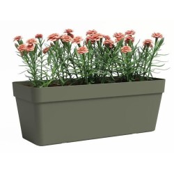 ARTEVASI Jardiniere CAPRI - Plastique - Rectangulaire - Vert sec - 12,