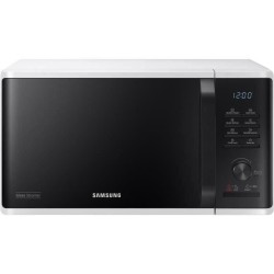 Micro-ondes solo 23L - SAMSUNG - MS23K3555EW - Blanc - Contrôle élec