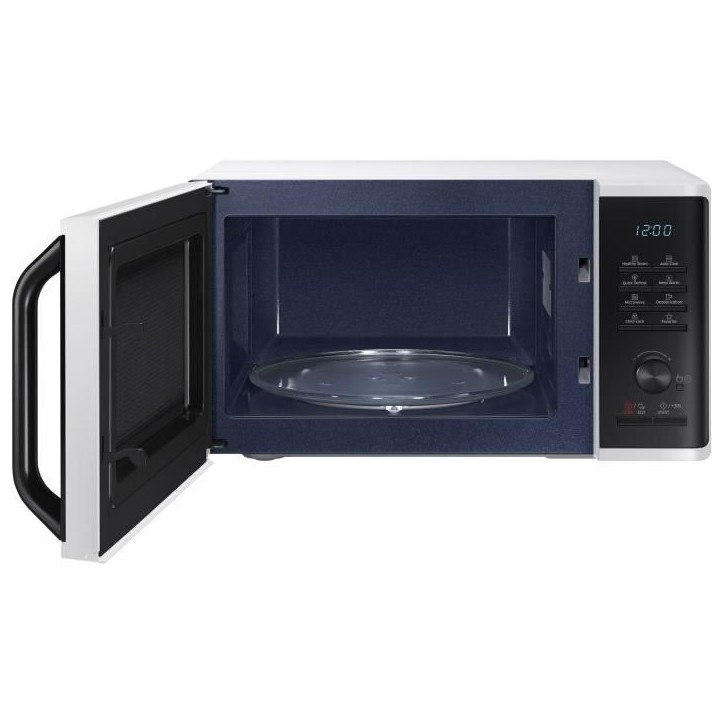 Micro-ondes solo 23L - SAMSUNG - MS23K3555EW - Blanc - Contrôle électronique + bouton - Fonction maintien au chaud Micro-ondes solo 23L - SAMSUNG - MS23K3555EW - Blanc - Contrôle électronique + bouton - Fonction maintien au chaud