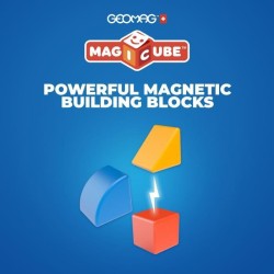 Blocs magnétiques - GEOMAG - Magicube 208 - 9 pieces - Formes variée