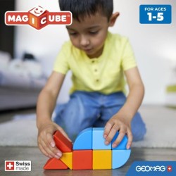 Blocs magnétiques - GEOMAG - Magicube 208 - 9 pieces - Formes variée