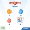 Blocs magnétiques - GEOMAG - Magicube Blocks & Cards - 16 pieces - É