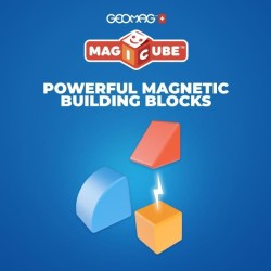 Blocs magnétiques - GEOMAG - Magicube Blocks & Cards - 16 pieces - É