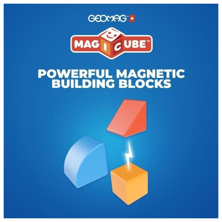Blocs magnétiques - GEOMAG - Magicube Blocks & Cards - 16 pieces - Éducatif - Plastique recyclé Blocs magnétiques - GEOMAG - Magicube Blocks & Cards - 16 pieces - Éducatif - Plastique recyclé