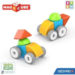 Blocs magnétiques - GEOMAG - Magicube 308 - 10 pieces - Formes varié