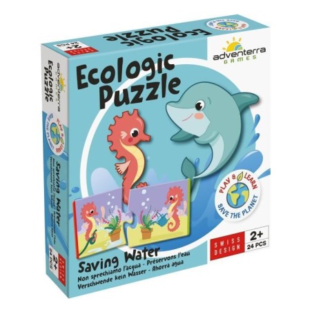 Jeux éducatifs - GEOMAG - Ecologic Puzzle Saving Water - Mini-puzzles