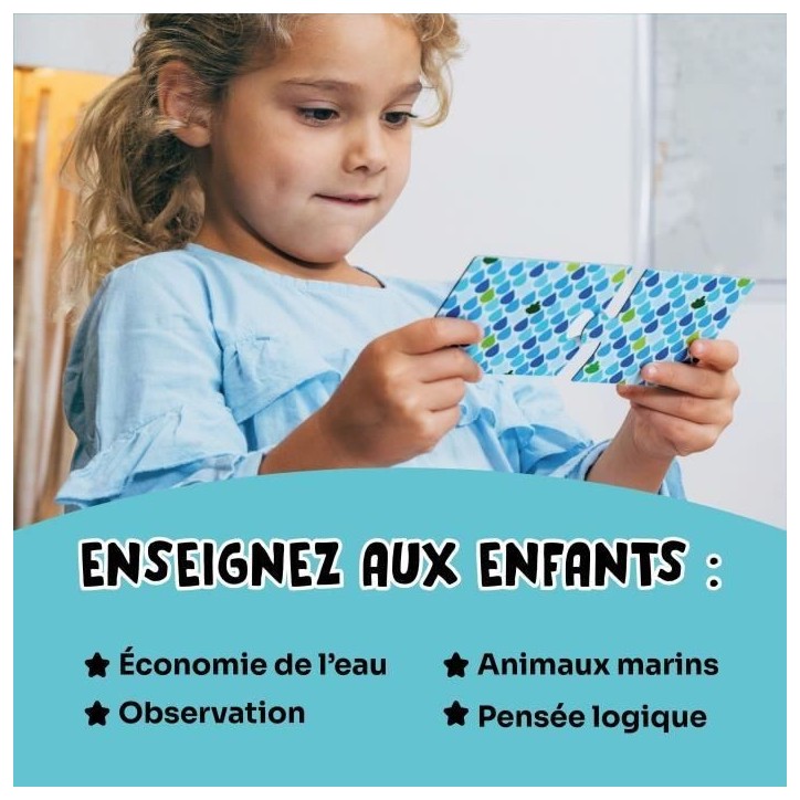 Jeux éducatifs - GEOMAG - Ecologic Puzzle Saving Water - Mini-puzzles éducatifs - Préservation de l'eau Jeux éducatifs - GEOMAG - Ecologic Puzzle Saving Water - Mini-puzzles éducatifs - Préservation de l'eau