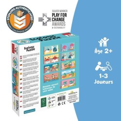 Jeux éducatifs - GEOMAG - Ecologic Puzzle Saving Water - Mini-puzzles