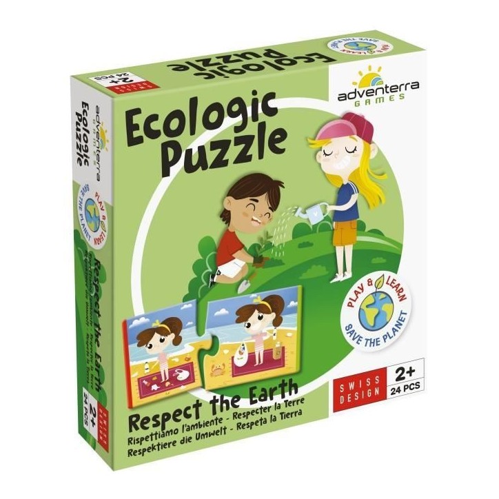 Jeux éducatifs - GEOMAG - Ecologic Puzzle Respect the Earth - Mini-puzzles éducatifs - Actions écoresponsables Jeux éducatifs - GEOMAG - Ecologic Puzzle Respect the Earth - Mini-puzzles éducatifs - Actions écoresponsables