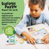 Jeux éducatifs - GEOMAG - Ecologic Puzzle Respect the Earth - Mini-pu