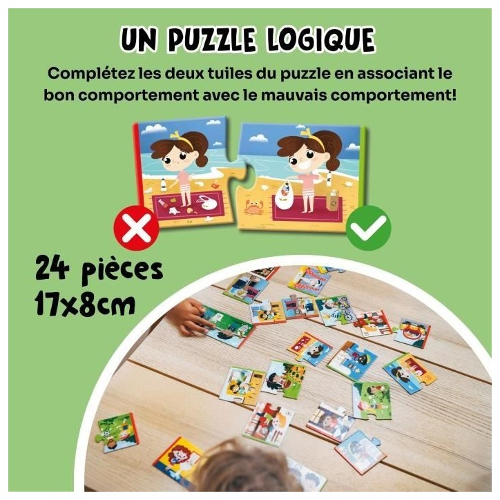 Jeux éducatifs - GEOMAG - Ecologic Puzzle Respect the Earth - Mini-puzzles éducatifs - Actions écoresponsables Jeux éducatifs - GEOMAG - Ecologic Puzzle Respect the Earth - Mini-puzzles éducatifs - Actions écoresponsables