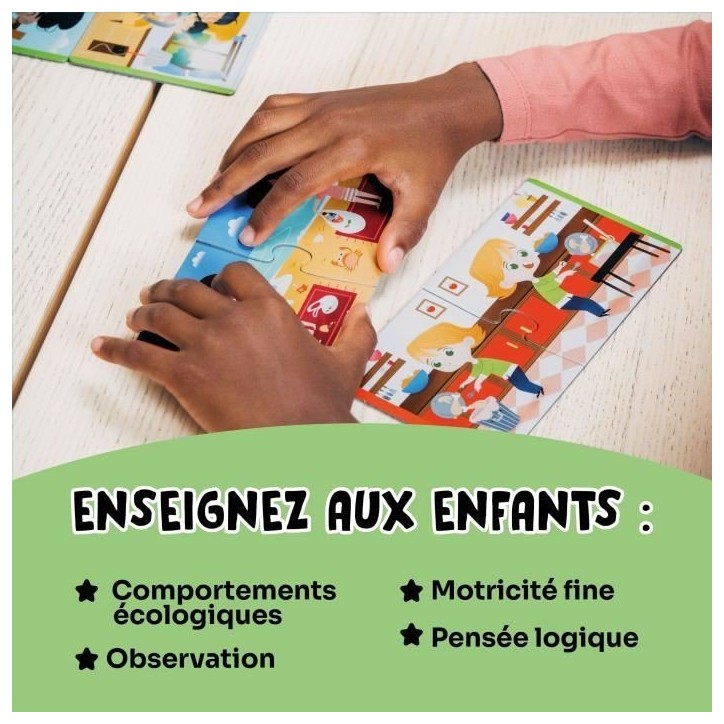 Jeux éducatifs - GEOMAG - Ecologic Puzzle Respect the Earth - Mini-puzzles éducatifs - Actions écoresponsables Jeux éducatifs - GEOMAG - Ecologic Puzzle Respect the Earth - Mini-puzzles éducatifs - Actions écoresponsables