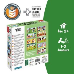 Jeux éducatifs - GEOMAG - Ecologic Puzzle Respect the Earth - Mini-pu