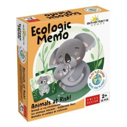 Jeux éducatifs - GEOMAG - Ecologic Memo Animals at Risk - Jeu de mém