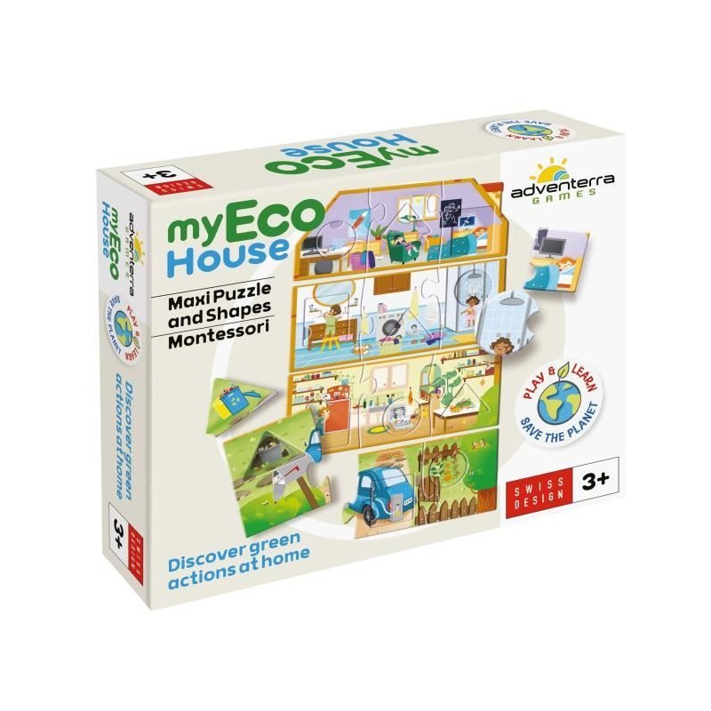 Jeux éducatifs - GEOMAG - My Eco House - Méthode Montessori - Constr Jeux éducatifs - GEOMAG - My Eco House - Méthode Montessori - Constr