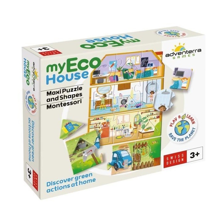 Jeux éducatifs - GEOMAG - My Eco House - Méthode Montessori - Construction maison - Sensibilisation a l'environnement Jeux éducatifs - GEOMAG - My Eco House - Méthode Montessori - Construction maison - Sensibilisation a l'environnement