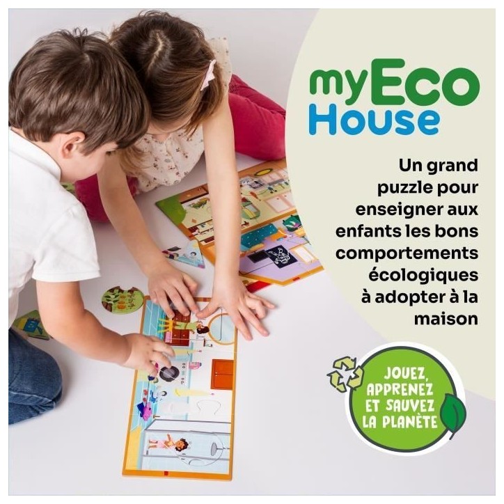 Jeux éducatifs - GEOMAG - My Eco House - Méthode Montessori - Construction maison - Sensibilisation a l'environnement Jeux éducatifs - GEOMAG - My Eco House - Méthode Montessori - Construction maison - Sensibilisation a l'environnement