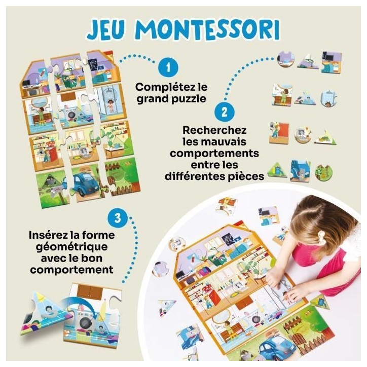 Jeux éducatifs - GEOMAG - My Eco House - Méthode Montessori - Construction maison - Sensibilisation a l'environnement Jeux éducatifs - GEOMAG - My Eco House - Méthode Montessori - Construction maison - Sensibilisation a l'environnement