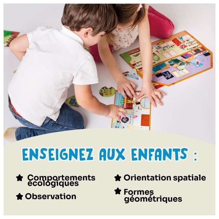 Jeux éducatifs - GEOMAG - My Eco House - Méthode Montessori - Construction maison - Sensibilisation a l'environnement Jeux éducatifs - GEOMAG - My Eco House - Méthode Montessori - Construction maison - Sensibilisation a l'environnement