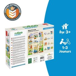Jeux éducatifs - GEOMAG - My Eco House - Méthode Montessori - Constr