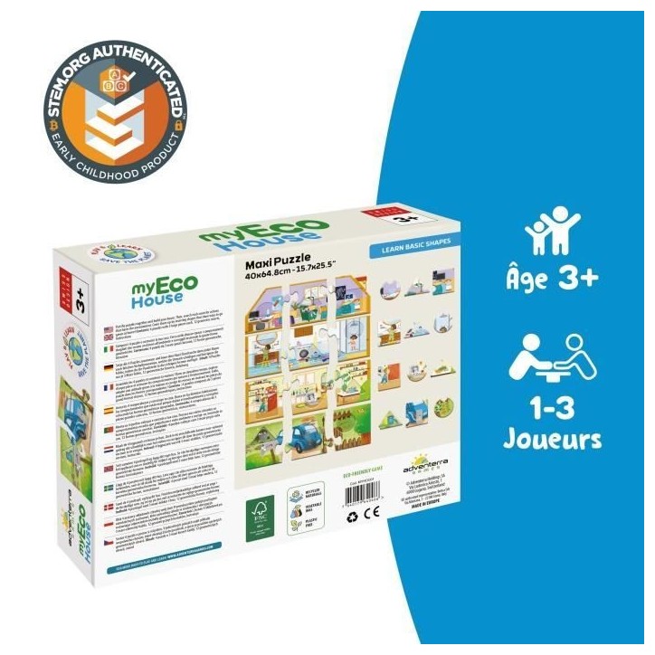 Jeux éducatifs - GEOMAG - My Eco House - Méthode Montessori - Construction maison - Sensibilisation a l'environnement Jeux éducatifs - GEOMAG - My Eco House - Méthode Montessori - Construction maison - Sensibilisation a l'environnement