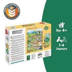 Jeux éducatifs - GEOMAG - Observation Puzzle Green City - Puzzle éco