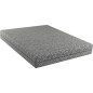 MODAMS GeoFlex 160 x 200 - 630 Ressorts ensachés - Mousse PU 24kg/m² - 5 zones - Respirant - Déhoussable - Réversible - Ep.