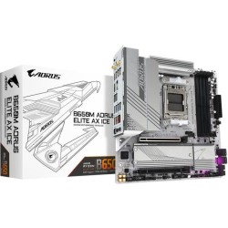 Carte mere - GIGABYTE - B650M AORUS ELITE AX ICE - Micro ATX - Wi-Fi 6