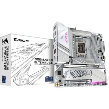 Carte mere - GIGABYTE - Z890M AORUS ELITE WIFI7 ICE