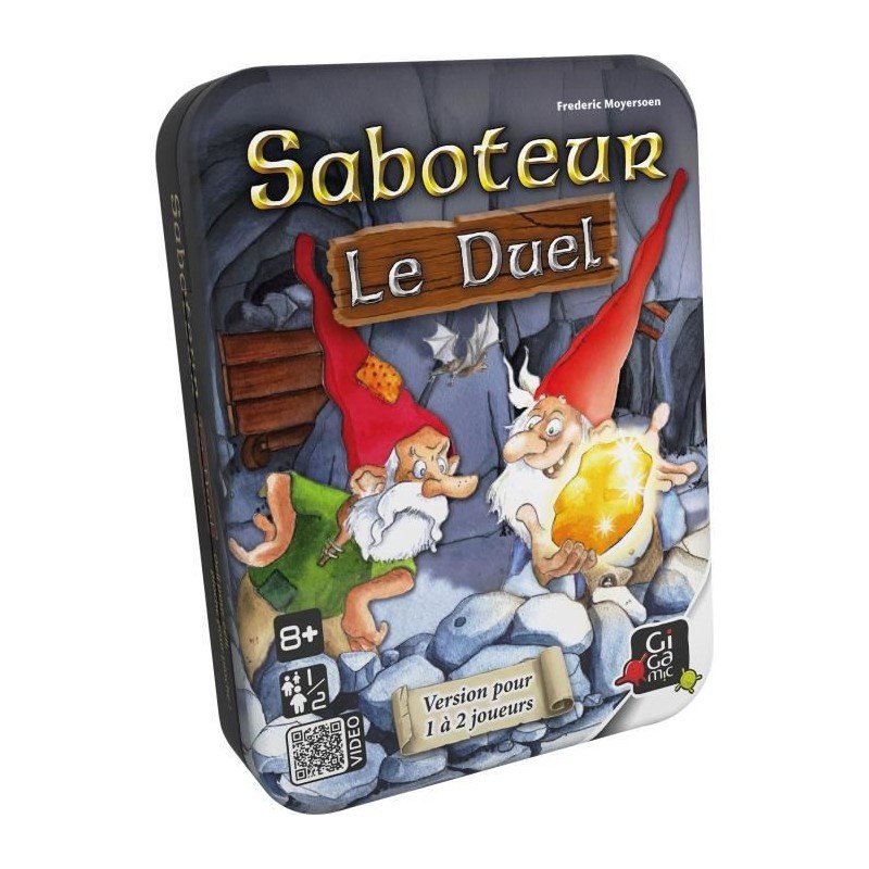Jeu de plateau - GIGAMIC - Saboteur : Le Duel - Stratégie et coups fo Jeu de plateau - GIGAMIC - Saboteur : Le Duel - Stratégie et coups fo