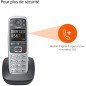 Gigaset Téléphone sans fil dect silver - giga e 560 silver
