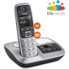 Gigaset Téléphone sans fils dect noir/argent avec répondeur - e560a Gigaset Téléphone sans fils dect noir/argent avec répondeur - e560a