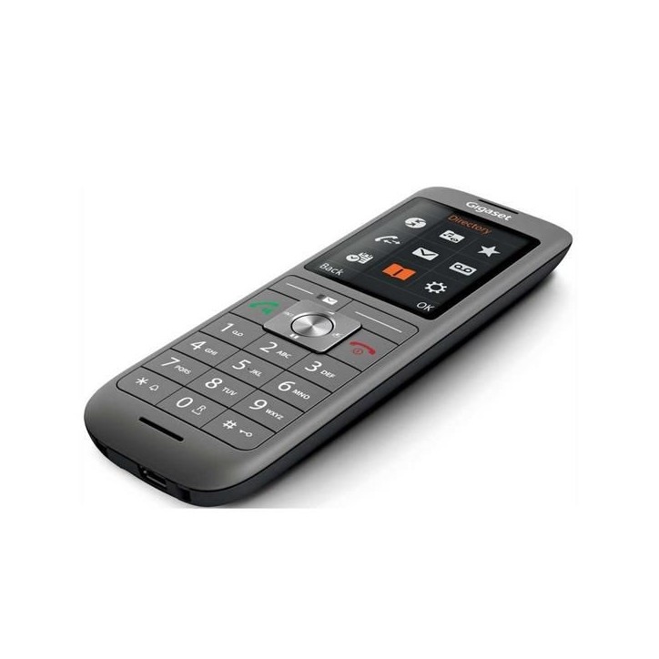 Téléphone Fixe sans fil - GIGASET CL 660 Duo Anthracite - Écran couleur rétroéclairé - Répertoire 400 contacts