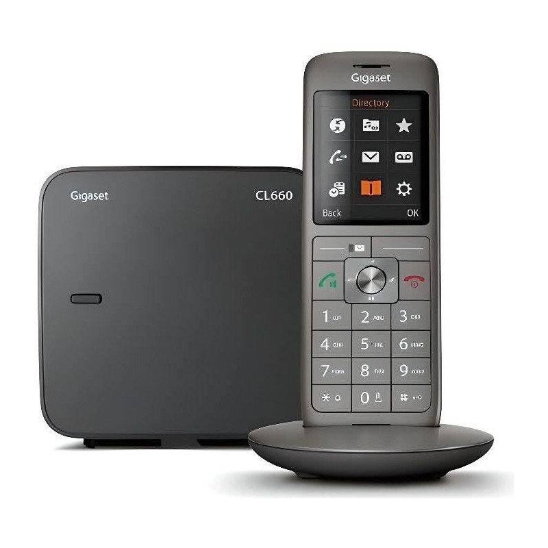 Téléphone Fixe GIGASET CL 660 - Écran couleur rétroéclairé - Ré Téléphone Fixe GIGASET CL 660 - Écran couleur rétroéclairé - Ré