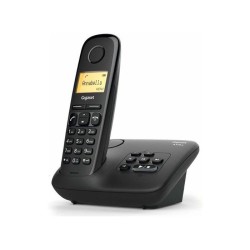 Téléphone Fixe GIGASET A170A Noir - Répondeur - Répertoire 50 cont