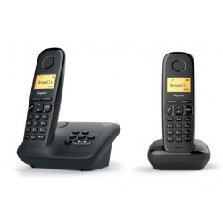 Téléphone Fixe GIGASET A 170 A Duo Noir - Répondeur - Écran rétro
