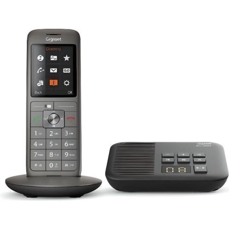 Téléphone Fixe Gigaset CL 660 A Anthracite - Répondeur, écran coul